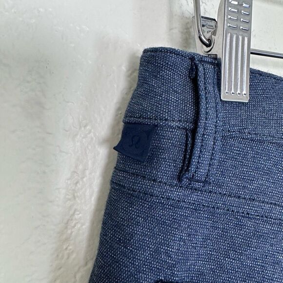 Lululemon ABC Pant Skinny *Tech Canvas 34" Heathered Deep Navy Size 31 - Picture 7 of 11